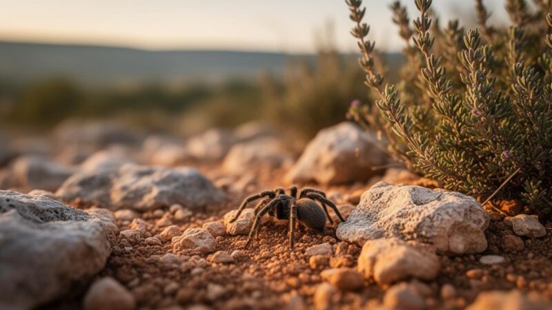 Où observer la mygale de Provence en France : habitat, dangerosité et conseils pour les voyageurs selon les périodes de l&rsquo;année